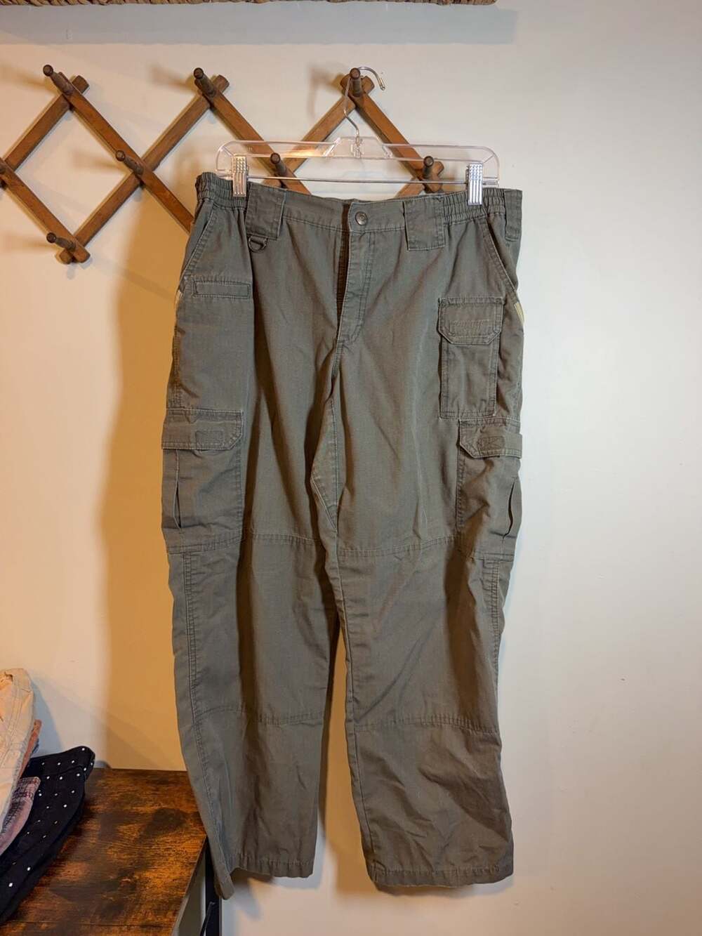 5.11 Tactical Series Cotton Canvas Cargo Pants OD Green Style 64360